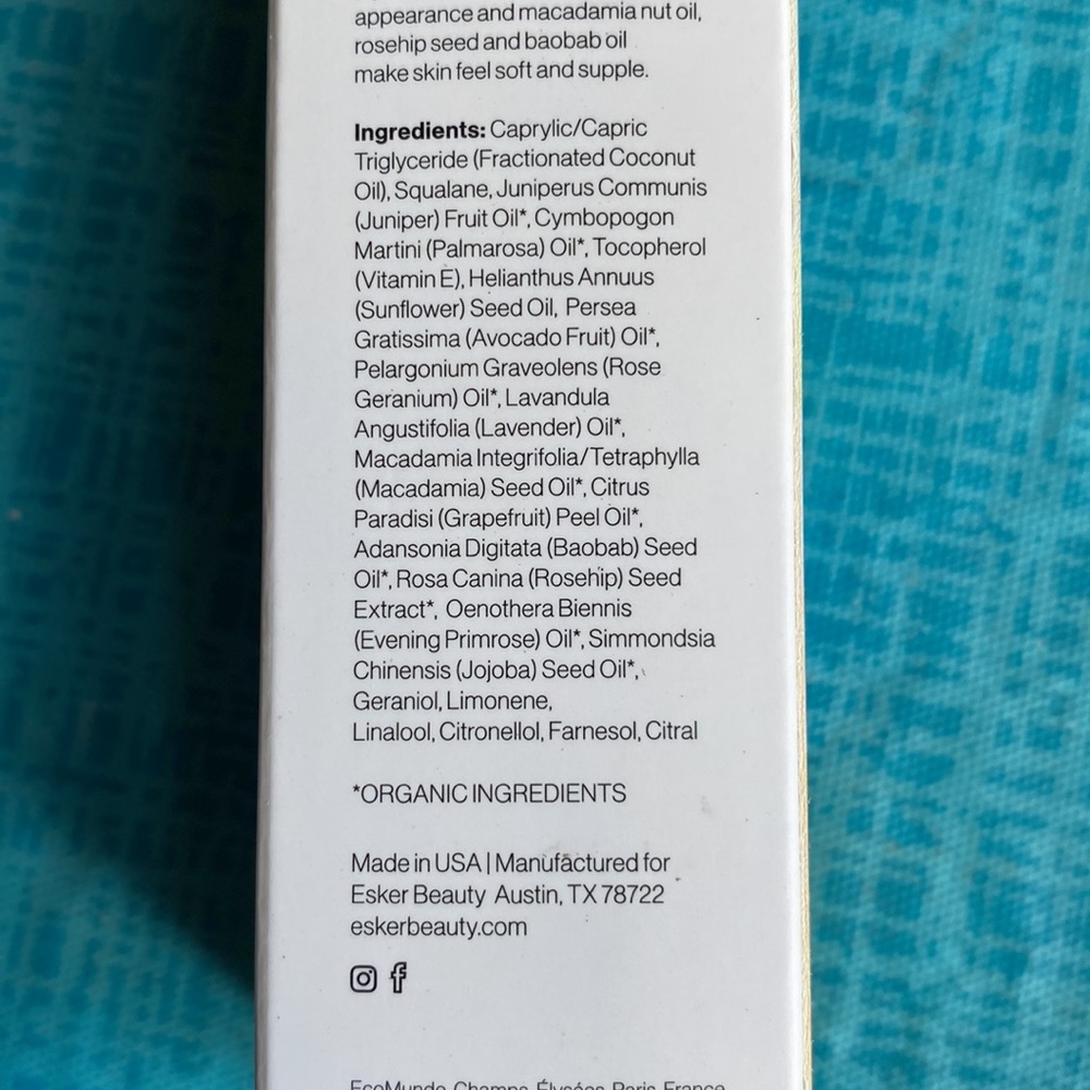 Esker Firming and softening oil blend - Picture 5 of 5